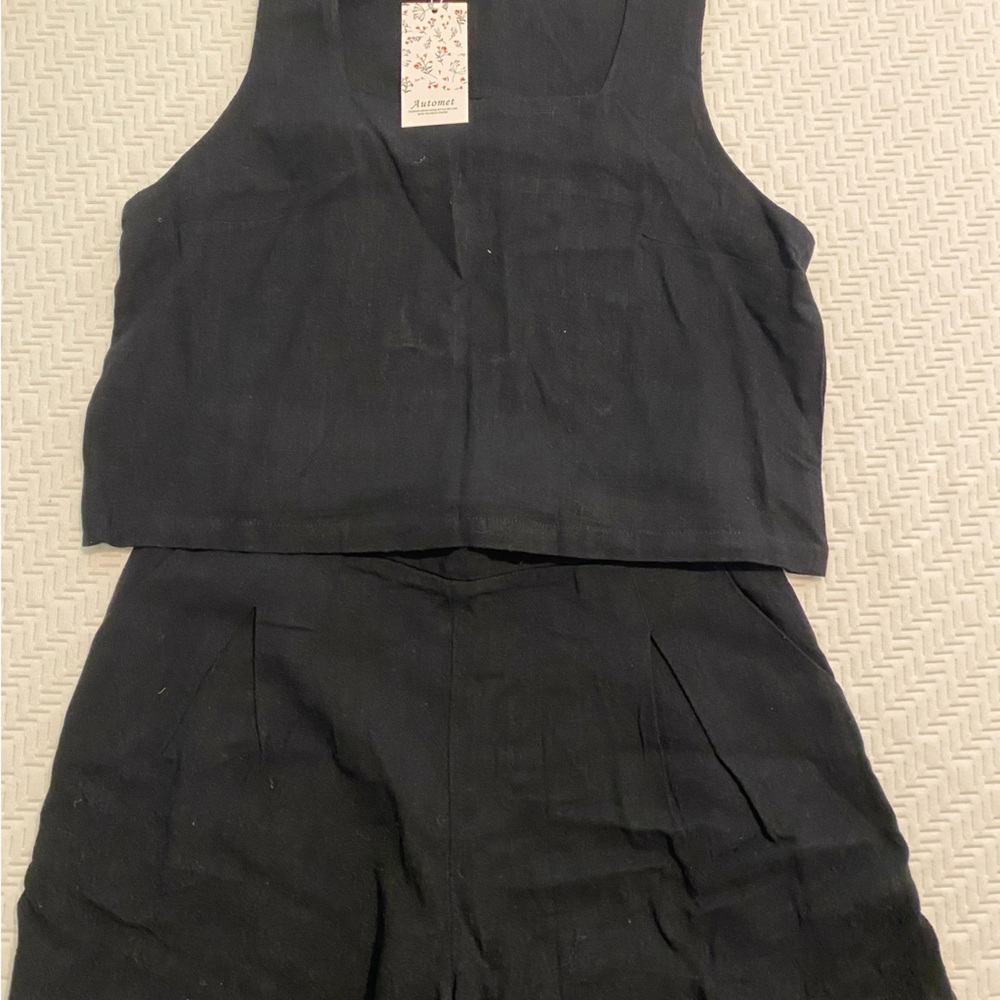 Linen Matching Set - New with Tags